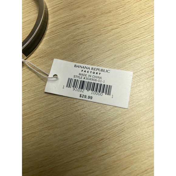 Banana Republic black enamel bangle NWT - Picture 6 of 6